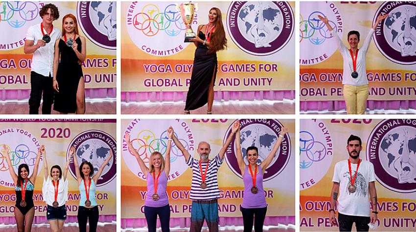 Yoga Olimpiyat Şampiyonları Madalyalarını Aldı