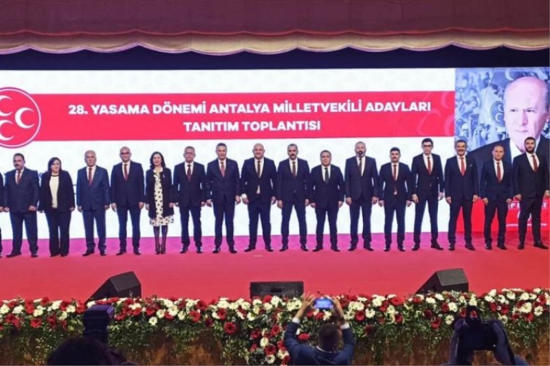 MHP Antalya Milletvekili Adayları Tanıtıldı