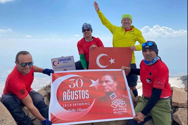 Nilüfer Belediyesi çalışanından “Zafer” tırmanışı