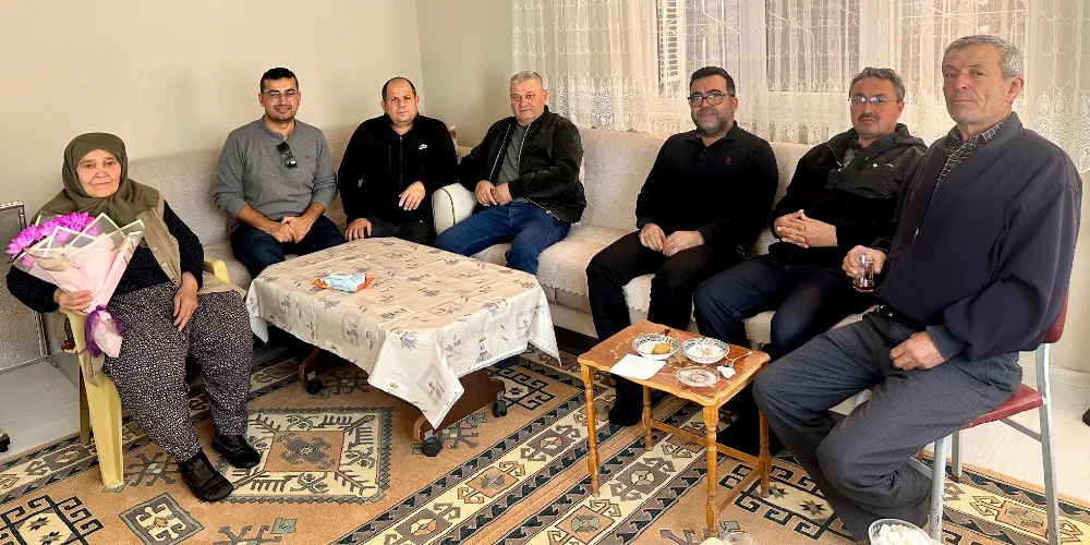 Şehit Evine Duygusal Ziyaret…